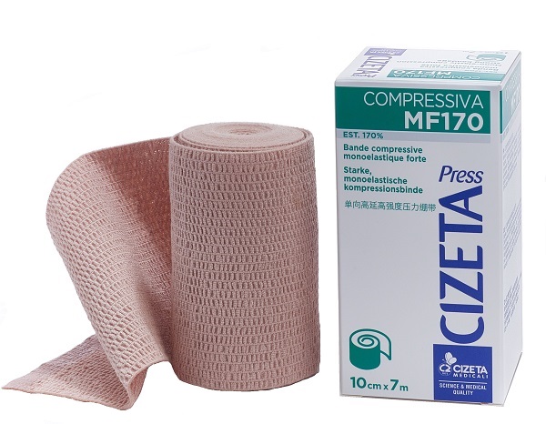 CIZETA PRESS COMPRESSIVA MF170 BENDA MONOELASTICA FORTE EST M 7X10 CM - Metafarm