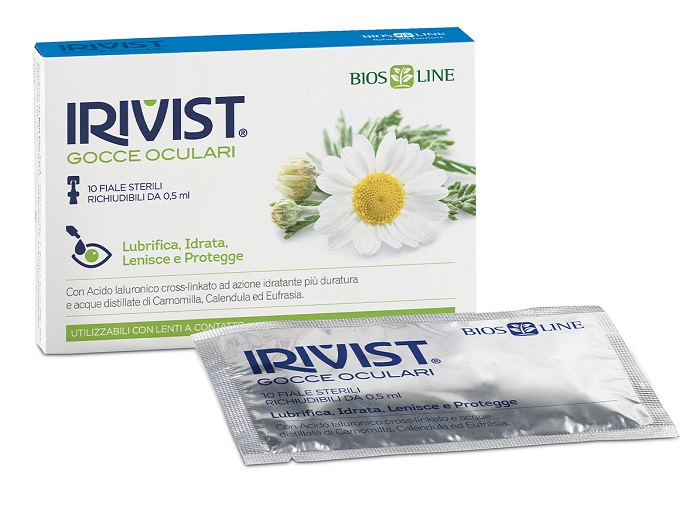 IRIVIST GOCCE MONODOSE 10 FIALE 0,5 ML ACIDO IALURONICO CROOS - Metafarm