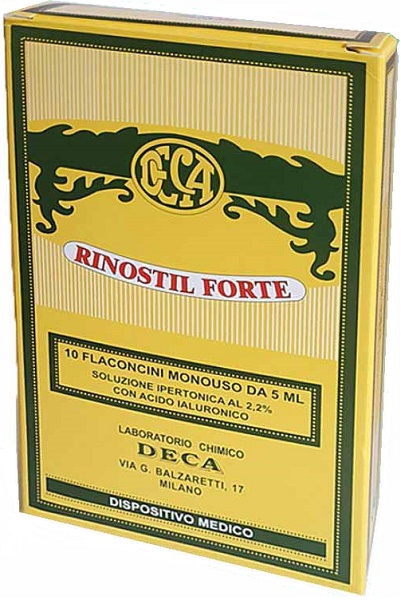 RINOSTIL FORTE SOLUZIONE IPERTONICA 10 FLACONCINI MONOUSO DA 5 ML - Metafarm