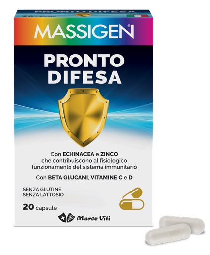 MASSIGEN PRONTO DIFESA 20 CAPSULE - Metafarm