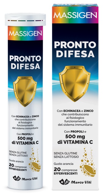 MASSIGEN PRONTO DIFESA 20 COMPRESSE EFFERVESCENTI - Metafarm