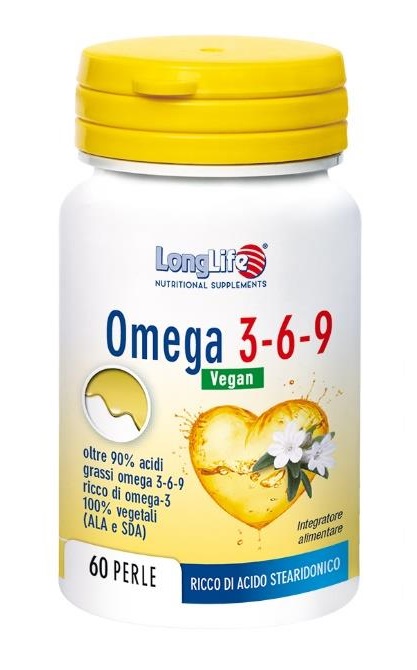 LONGLIFE OMEGA 3-6-9 VEGAN 750 MG 60 PERLE VEGETALI - Metafarm