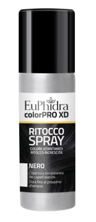 EUPHIDRA COLORPRO XD TINTURA RITOCCO SPRAY CAPELLI NERO 75 ML - Metafarm