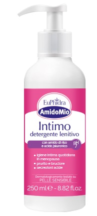 EUPHIDRA AMIDOMIO INTIMO DETERGENTE LENITIVO PH 7 250 ML - Metafarm