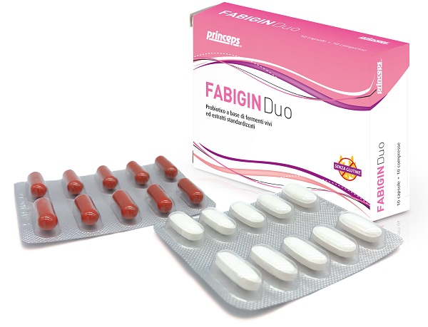 FABIGIN DUO 10 CAPSULE 10 COMPRESSE - Metafarm