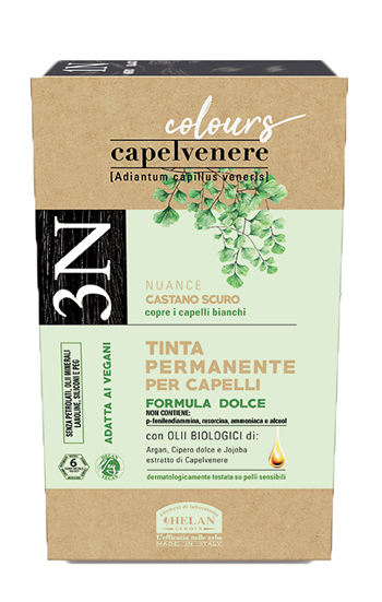 CAPELVENERE COLOURS TINTA CAPELLI 3N CASTANO SCURO - Metafarm
