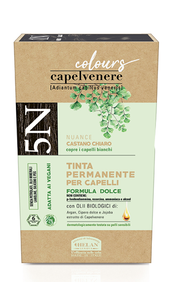 CAPELVENERE COLOURS TINTA CAPELLI 5N CASTANO CHIARO - Metafarm
