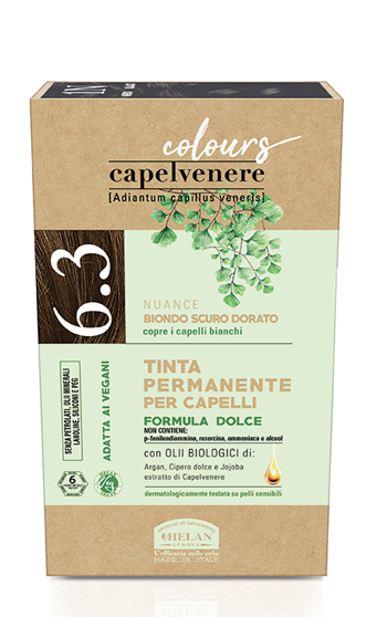 CAPELVENERE COLOURS TINTA CAPELLI 6,3N BIONDO SCURO DORATO - Metafarm
