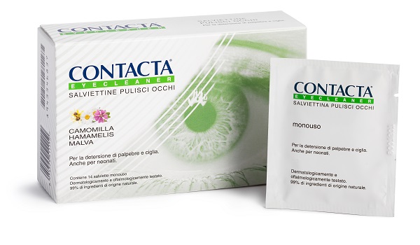 CONTACTA EYECLEANER 14 SALVIETTINE PULISCI OCCHI - Metafarm