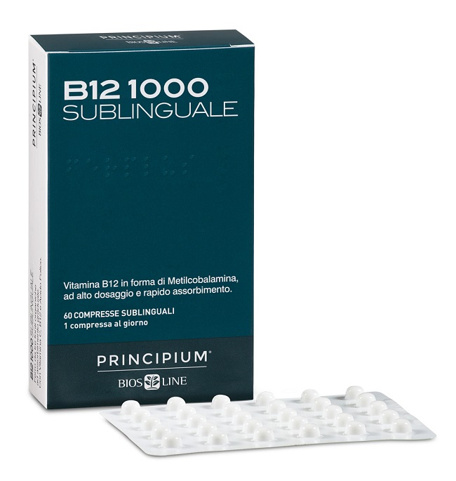 PRINCIPIUM B12 1000 60 COMPRESSE SUBLINGUALI - Metafarm