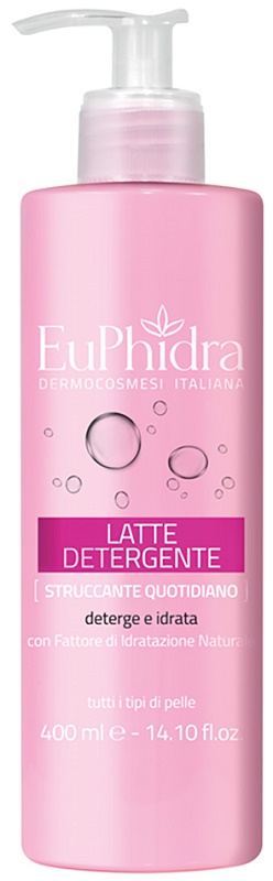 EUPHIDRA LATTE DETERGENTE STRUCCANTE QUOTIDIANO 400 ML - Metafarm