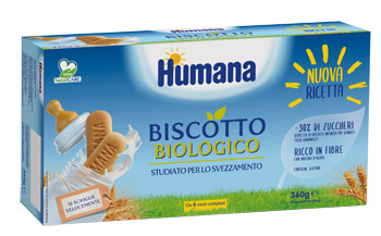 HUMANA BISCOTTO BABY BIO 2 SACCHETTI DA 180 G - Metafarm