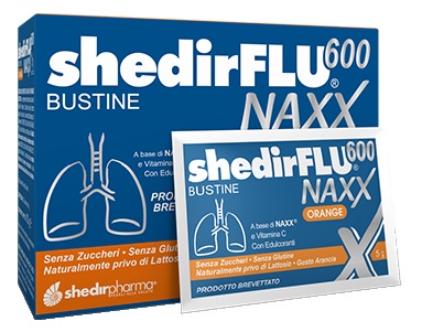 SHEDIRFLU 600 NAXX ARANCIA SENZA ZUCCHERI 20 BUSTINE - Metafarm