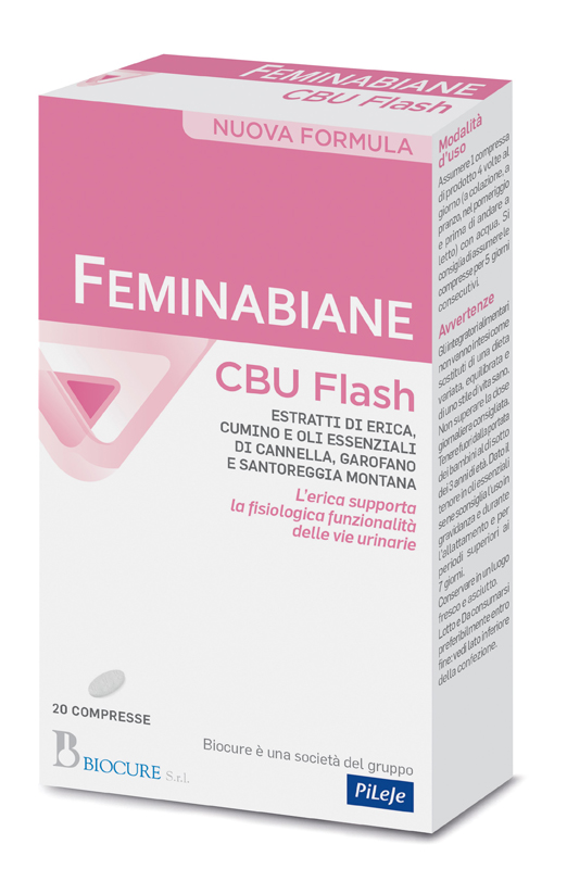 FEMINABIANE CBU FLASH 20 COMPRESSE NUOVA FORMULA - Metafarm