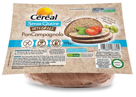 CEREAL SENZA GLUTINE INTEGRALE PAN CAMPAGNOLO 175 G - Metafarm