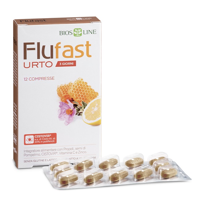 APIX PROPOLI FLUFAST URTO 3 GIORNI 12 COMPRESSE BIOSLINE - Metafarm