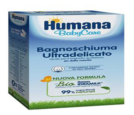 HUMANA BABY CARE BAGNOSCHIUMA 200 ML - Metafarm