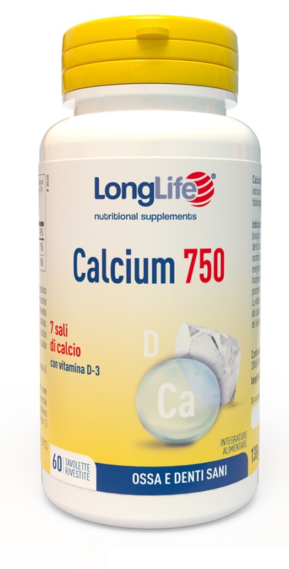 LONGLIFE CALCIUM 750 MG 60 TAVOLETTE - Metafarm