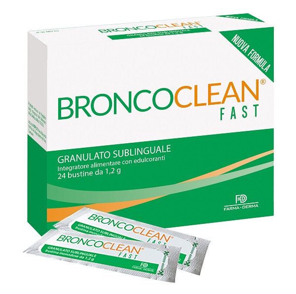 BRONCOCLEAN FAST GRANULATO SUBLINGUALE 24 BUSTINE - Metafarm