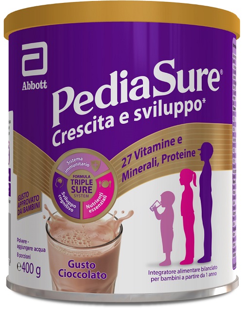 PEDIASURE CRESCITA&SVILUPPO CIOCCOLATO 400 G - Metafarm