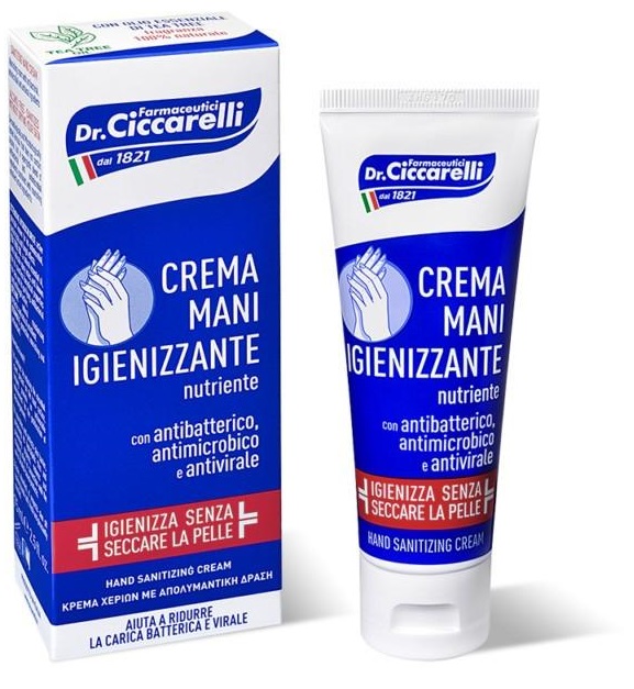 CICCARELLI CREMA MANI IGIENIZZANTE 75 ML - Metafarm