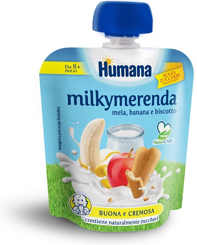 MILKYMERENDA MELA-BANANA BISCOTTO 100 G - Metafarm
