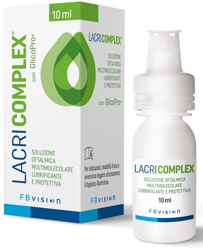 LACRICOMPLEX SOLUZIONE OFTALMICA MULTIMOLECOLARE LUBRIFICANTE PROTETTIVA 10 ML - Metafarm