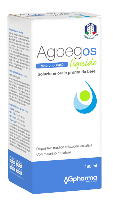 AGPEG OS MACROGOL 3350 LIQUIDO 480 ML - Metafarm