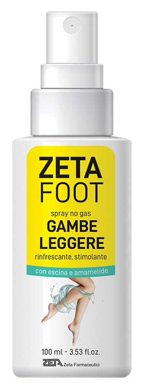 ZETAFOOT SPRAY NO GAS GAMBE LEGGERE 100 ML - Metafarm