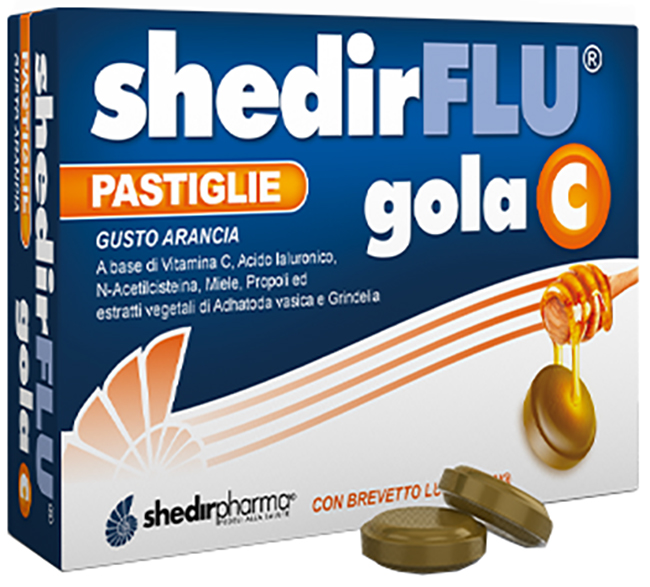 SHEDIRFLU GOLA C ARANCIA 36 PASTIGLIE - Metafarm