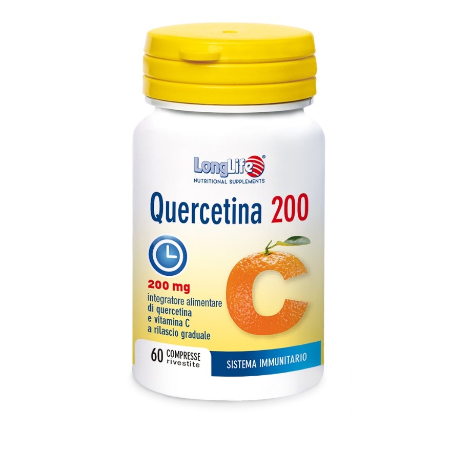 LONGLIFE QUERCETINA 200 60 COMPRESSE RIVESTITE - Metafarm