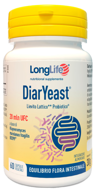 LONGLIFE DIARYEAST 60 CAPSULE VEGETALI - Metafarm