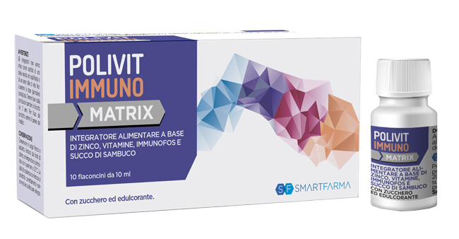 POLIVIT IMMUNO MATRIX 10 FLACONCINI DA 10 ML - Metafarm