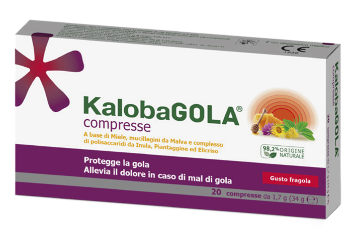 KALOBAGOLA 20 COMPRESSE FRAGOLA - Metafarm