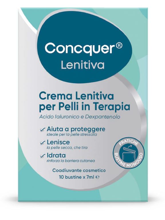 CONCQUER CREMA LENITIVA 10 BUSTINE DA 7 ML - Metafarm