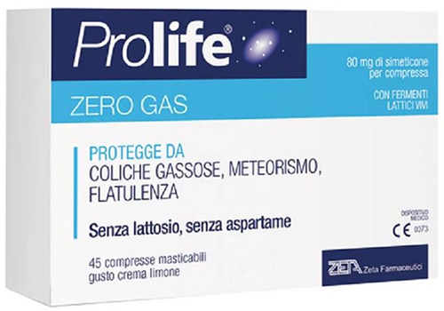 PROLIFE ZEROGAS 45 COMPRESSE - Metafarm