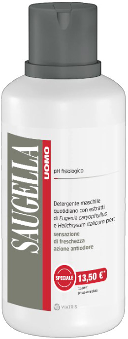 SAUGELLA UOMO DETERGENTE 500 ML TAGLIO PREZZO - Metafarm