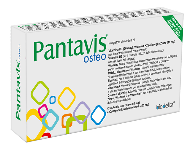 PANTAVIS OSTEO 30 COMPRESSE - Metafarm