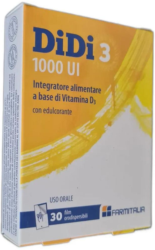 DIDI3 1000 UI 30 FILM ORODISPERSIBILI - Metafarm