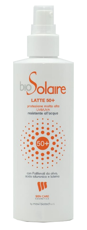 BIOSOLAIRE LATTE 50+ PROTEZIONE MOLTO ALTA 200 ML - Metafarm