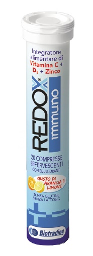 REDOX IMMUNO EFFERVESCENTE 20 COMPRESSE GUSTO ARANCIA E LIMONE - Metafarm