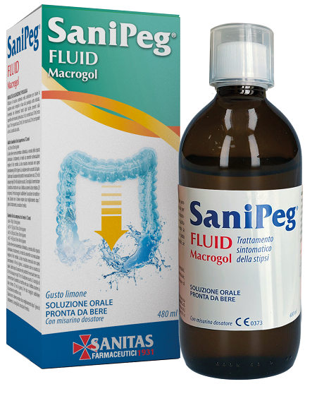 SANIPEG FLUID MACROGOL 480 ML - Metafarm