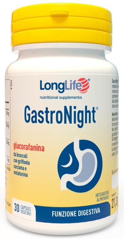LONGLIFE GASTRONIGHT 30 CAPSULE VEGETALI - Metafarm