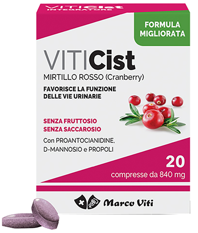 VITICIST MIRTILLO 20 COMPRESSE RIVESTITE - Metafarm