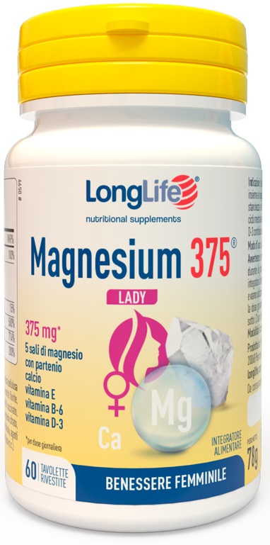 LONGLIFE MAGNESIUM 375 LADY 60 TAVOLETTE - Metafarm