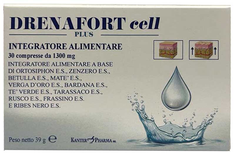 DRENAFORT CELL PLUS 30 COMPRESSE - Metafarm