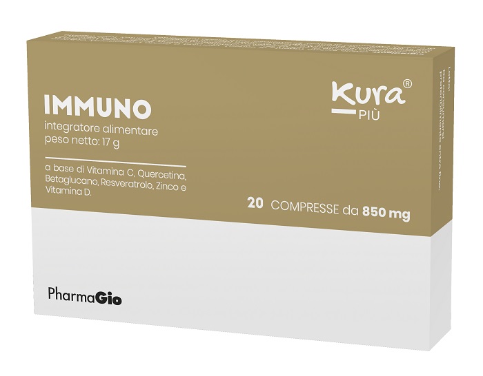 KURA PIU' IMMUNO 20 COMPRESSE - Metafarm