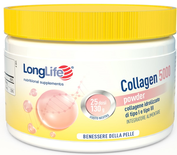 LONGLIFE COLLAGEN 5000 POWDER 130 G - Metafarm