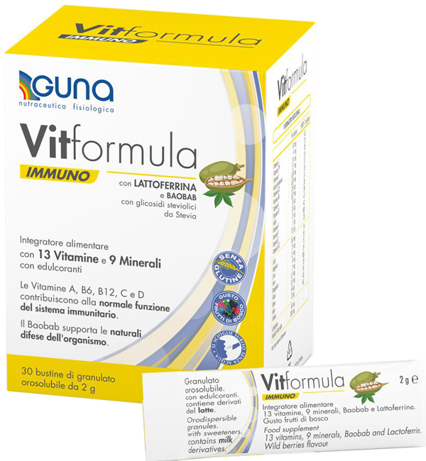 VITFORMULA IMMUNO 30 STICK DA 2 G - Metafarm