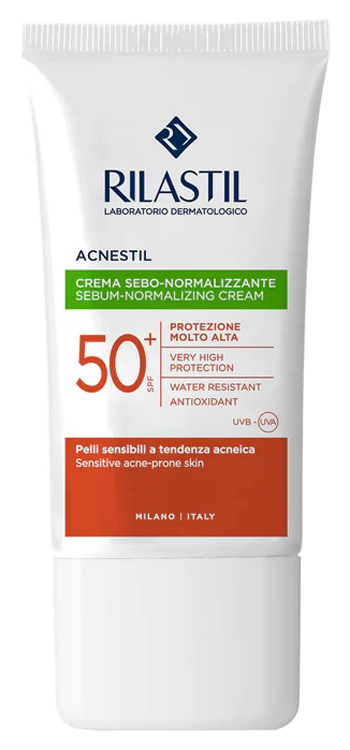 RILASTIL SUN SYSTEM ACNESTIL CREMA SPF50+ 40 ML - Metafarm